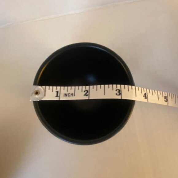 Anthropologie Matt Black 2 Cereal 2 Mini Latte Bowls - Picture 10 of 10